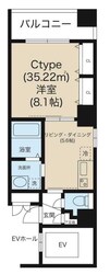 江坂駅 徒歩7分 8階の物件間取画像